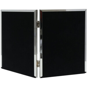 Cadru dublu S57MQ1 argint lucios 2 fotografii 10x15 cm format portret