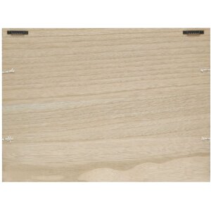 Perete din lemn cu 6 cuiere pentru haine 30x40 cm