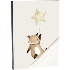 Deknudt Selbstklebender Fotoblock Schaumstoff schwarz...