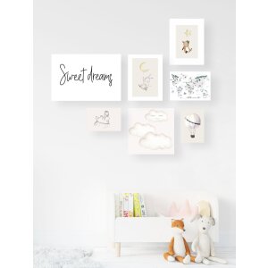 Deknudt Bloc Foto Autoadeziv Spumă Negru 20x30 cm (Set 2 buc)