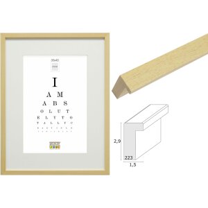 Deknudt Holzrahmen S223H1 natur 10x15 bis 50x70 cm