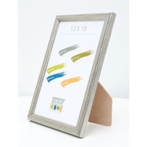 Deknudt S236D1 Holzbilderrahmen Silber