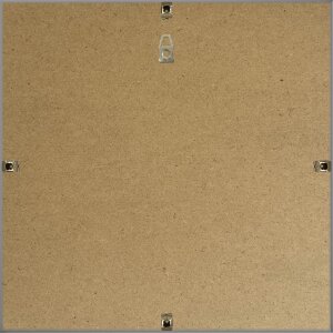 Henzo cadru din plastic Napoli 40x40 cm argint sticlă standard montare pe perete