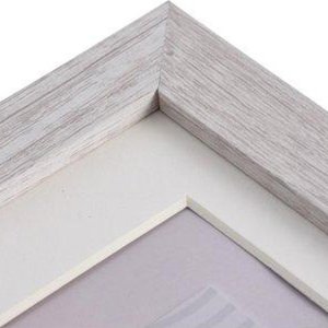 Rama foto Henzo Modern 50x50 cm alb cu passe-partout 30x30 cm