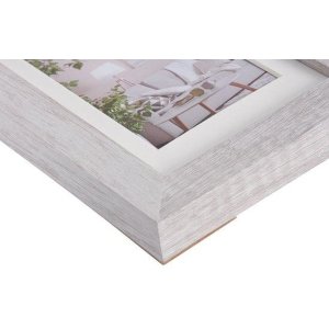 Rama foto Henzo Modern 50x50 cm alb cu passe-partout 30x30 cm