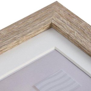 Henzo cadru modern 50x50 cm maro mediu cu passe-partout pentru 30x30 cm