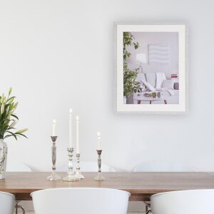 Rama foto modernă 60x80 cm alb