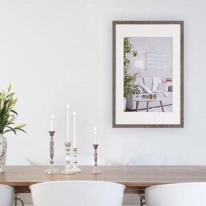 Cadru foto modern 60x80 cm gri închis