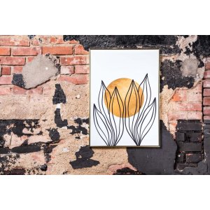 Henzo aluminiu cadru Manhattan 70x100 cm aur