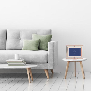 Rama foto Henzo Swing 10x15 cm aur roz format peisaj