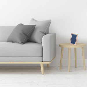 Triunghi cadru foto 15x20 cm aur roz