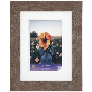 Henzo WPC Bilderrahmen Dahlia 15x20 cm mittelbraun