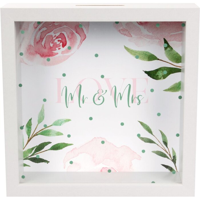 Goldbuch Cutie de bani Împlinitor de dorințe Dl & Dna 18x18 cm