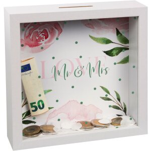 Goldbuch Cutie de bani Împlinitor de dorințe Dl & Dna 18x18 cm