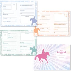 Goldbuch Caiet de amintiri A5 Prietenă cu cai - Copertă artistică