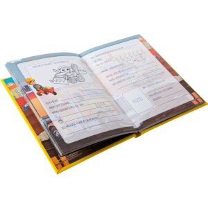 Agendă prietenoasă pentru grădiniță A5 Baustelle 15x21 cm