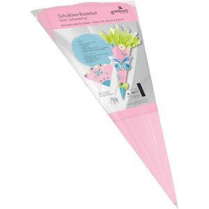 Set creativ Goldbuch pentru pungă de școală cu hârtie 3D și fluturi, 68 cm