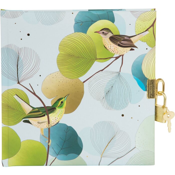 Carnet Goldbuch Ginkgo Bird 16,5x16,5 cm