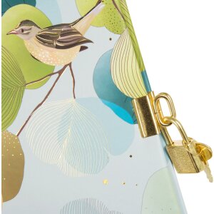 Carnet Goldbuch Ginkgo Bird 16,5x16,5 cm
