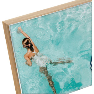 Cadru magnetic din bambus 10x15 cm