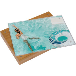 Cadru magnetic din bambus 10x15 cm