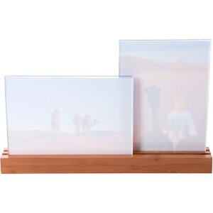 Galerie foto Goldbuch Rama din lemn de bambus pentru 2 fotografii 13x18 cm