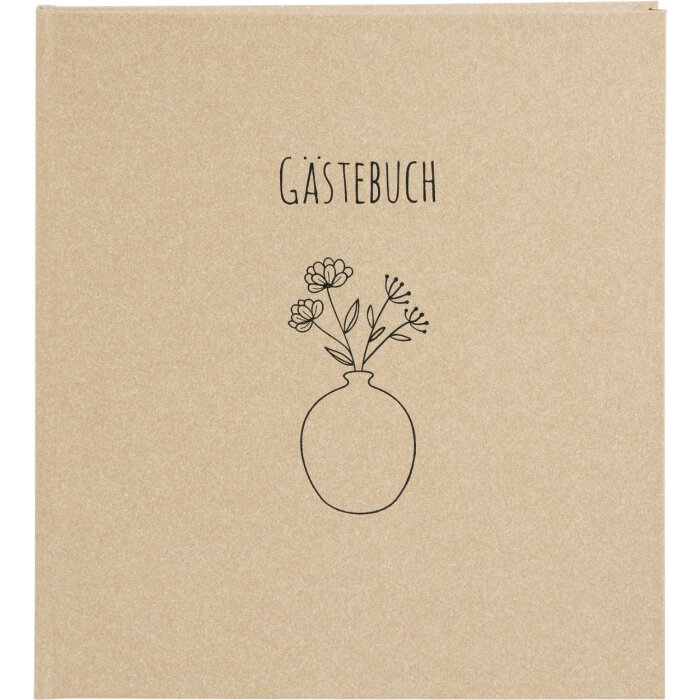 Cartea de aur Cartea de oaspeți Flori pentru tine 23x25 cm 176 pagini albe