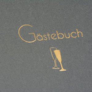 Carte de oaspeți de aur Cheers 176 pagini alb 23x25cm hârtie de legătorie de aur embossing
