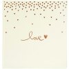 Album de nuntă Goldbuch Raining Hearts piersică 30x31 cm 60 pagini albe