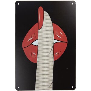 Semn cu text 20x30 cm negru 6Y4081