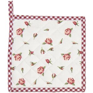 Suport de vase ROR45 Clayre & Eef model floral roșu...