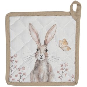 Clayre & Eef Potholder 20x20 cm bej REB45