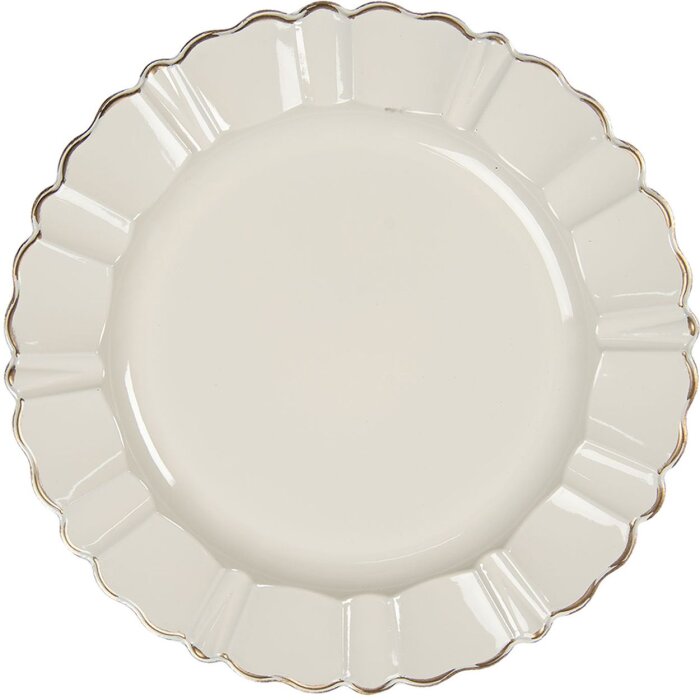Farfurie Ø 33 cm crem 64595N