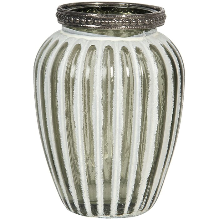 Suport lumânări - Suport lumânări Ø 8x11 cm alb 6GL2898