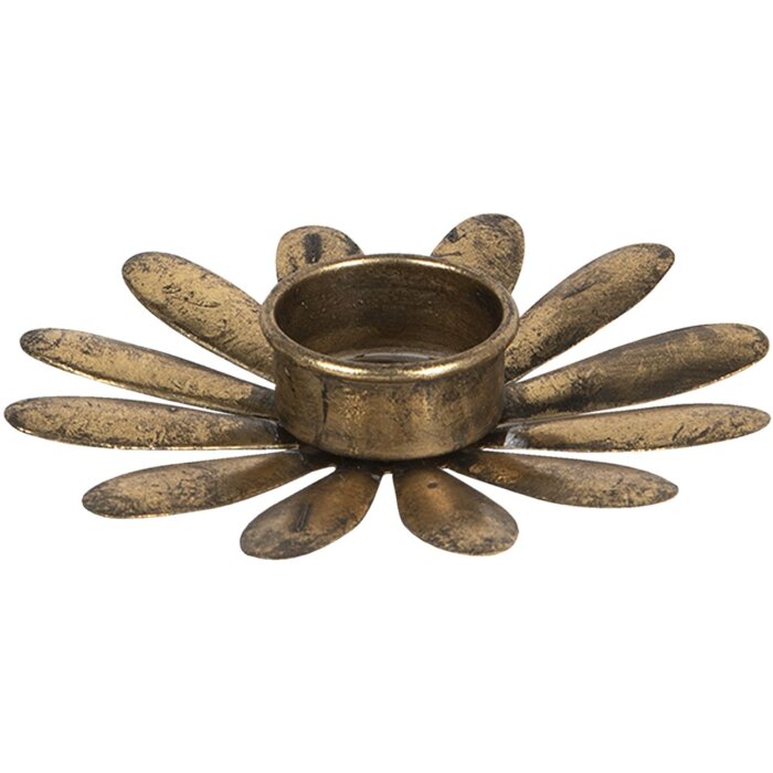 Sfeșnic Ø 13x2 cm auriu 6Y4266