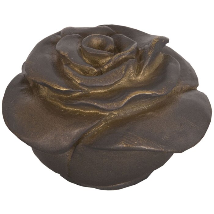 Buton pentru cap rozeta Ø 4x3 cm maro 5LL-5739