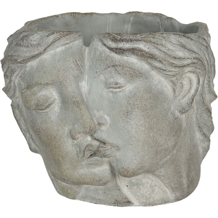 Ghiveci de flori 16x14x13 cm gri 6TE0319S