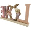 Clayre & Eef Decorațiune Iepuraș Roz 19x3x9 cm 6PR3289