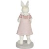 Clayre & Eef Decorațiune Iepuraș Fetiță 9x8x20 cm Multicolor