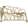 Suport șervețel 20x20x9 cm auriu 60057GO