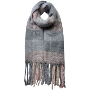 Eșarfă 50x180 cm roz JZSC0478P