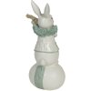 Decorație de încăpere în formă de iepure Clayre & Eef, 8x7x17 cm, multicolor