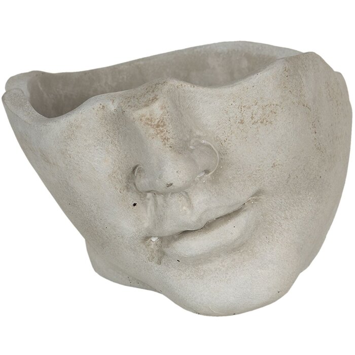 Ghiveci de flori 21x19x14 cm bej 6TE0330L