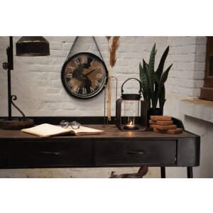 Clayre & Eef 6Y4424 Vas Ø 10x35 cm Metal de culoare cupru Rotund