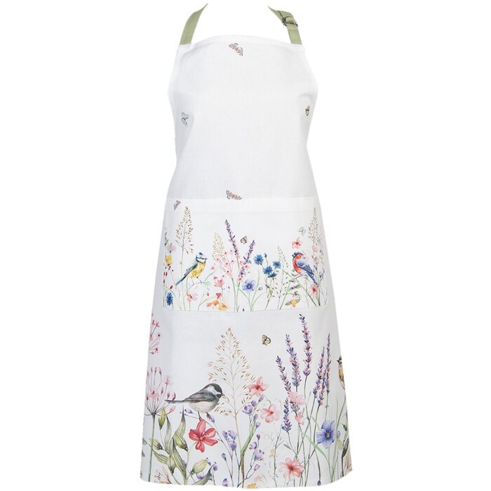Clayre & Eef șorț de gătit SFL41 motiv floral multicolor 70x85 cm bumbac