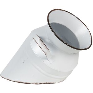 Clayre & Eef Dekoration Milchkanne weiß...