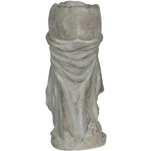 Ghiveci de flori 13x13x29 cm gri 6TE0326S