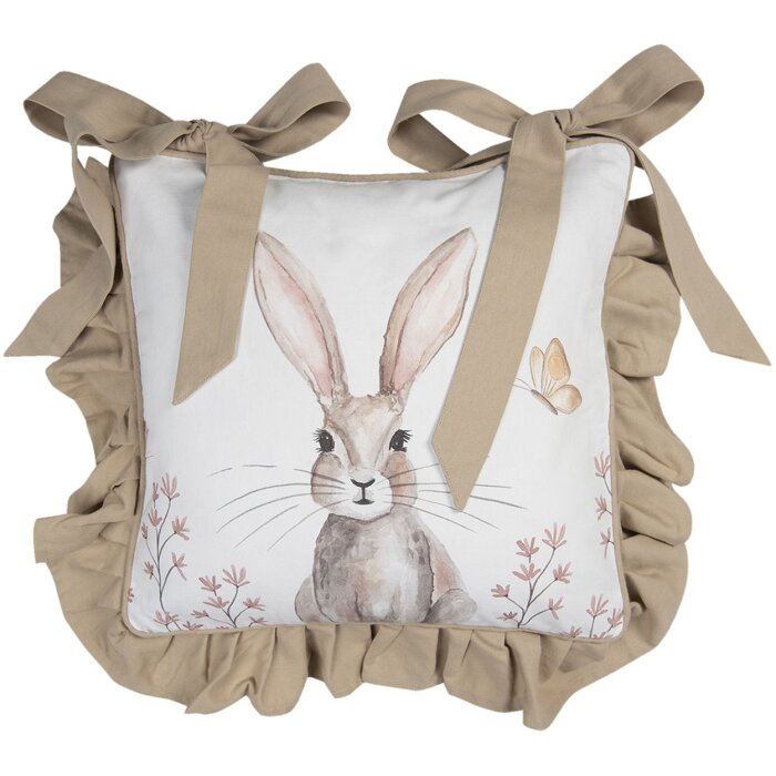 Husă de pernă pentru scaun 40x40 cm bej REB25