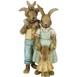 Clayre & Eef Dekoration Kaninchen 8x6x15 cm...