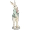 Iepure tânăr multicolor, decor interioară, 12x9x31 cm, Clayre & Eef